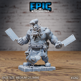 Orc Pirate Cook 3D-printed model